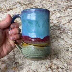 Pottery coffee mug
